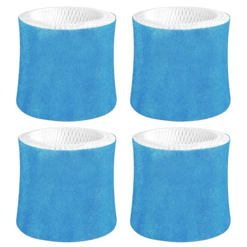 Roninby Humidifier Wicking Filter Replacement 2.0 Compatible with Canopy Bedside and Nursery Humidifier 2.0, Wood Pulp & Paper Filter, 4 Pack (Blue)