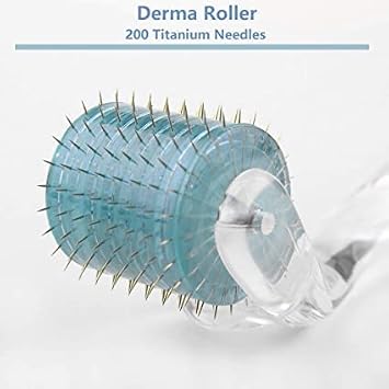 Derma Roller 1 mm 192 real individual needles for face hair growth beard skin care titanium microneedle antiaging