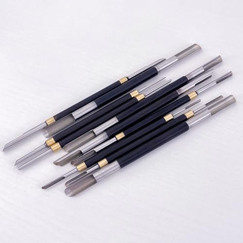 Artisanat taille en acier inoxydable lot de perforateurs durables pour sculpture de la terre