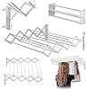 KADAX Séchoir à linge mural, 60 cm, pour montage mural, extensible, peu encombrant, pour serviettes, corde de séchage pliable avec 6 échelons