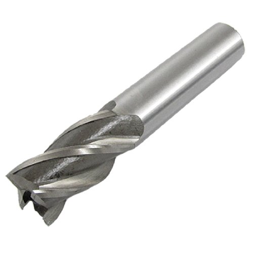 uxcell 45/64 inches x 5/8 inches 4 Flutes Straight Shank Milling Cutter End Mill