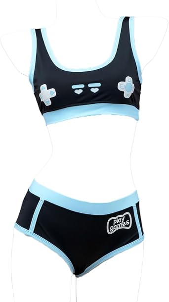 Women cosplay sexy Japanese anime DVA underwear anime female students yoga sports cheerleading swimsuit uniform black