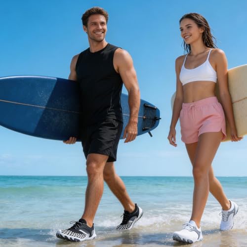 Image of Hike Breathable Barefoot Shoes Water Shoes Mens Women Quick Dry Aqua Outdoor Sports for Swim Pool Beach Surf Lightweight and Comfortable