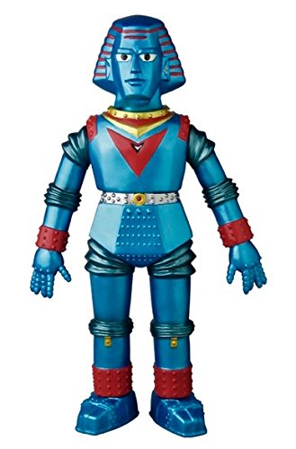 ドリームロケット ジャイアントロボ 水色成型/赤/銀　26cm ドリームロケットが『ジャイアントロボ』『仮面の忍者赤影』の