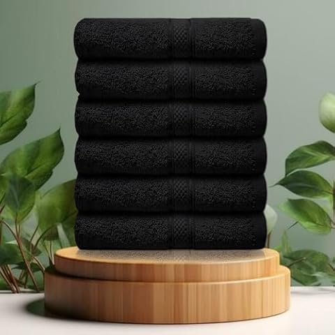 Casabella Pack of 6 Extra Large Hand Towels Cover