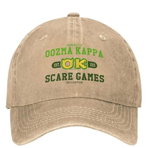 Gorra de béisbol Oozma Kappa Scarer Monsters University, Informal, de Verano, Estilo Camionero, con Visera para Correr, Estilo Hippie, Snapback.