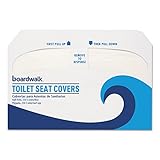 Boardwalk K1000 Premium Half-Fold Toilet Seat Covers, 250 Covers Per Sleeve (Case of 4 Sleeves)
