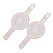 SUNGOOYUE Set of 2 Reusable Heat Silicone NonStick Baking Mats for Even Heat Transfer, Suitable for All Types of Ovens (red)