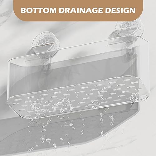 Étagères à forte ventouse supportant 10 kg, panier de douche sans perforation - 6