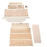 APPLICATIONS LARGES - Le modèle de voile en bois convient aux amateurs de sculpture sur bois et aux amateurs de puzzles..vous êtes un passionné de sculpture sur bois, vous pouvez également l'ajouter à votre collection en tant qu'objet précieux et précieux.