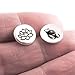 TierraCast Pewter Buttons-Fine Silver Plated Small Lotus Flower 12mm (4)