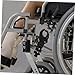 Outanaya 2Pcs Wheelchair Cane Holder with Clip Durable Crutch Storage Rack for Easy Installation Lightweight Design for Wheelchair Accessories