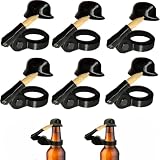 Bierhelm für Flaschen 6 Stück Bierflaschenverschluss Flaschenverschluss Bierflaschen, Soldat Salute Bier, Wiederverwendbar Helmet, Staubdicht Flaschenverschluss für Party Grillparty Bar