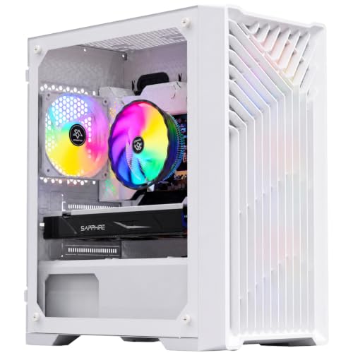 Image of Gaming Desktop PC, Intel 12th Gen up to 4.30 GHz, AMD Radeon RX 580 8G GDDR5, 16GB DDR5 4800 MHz RAM, 1TB M.2 NVME SSD, Windows 11 Pro, WiFi 6, Bluetooth 5.0, VR Ready, RGB Fans x4