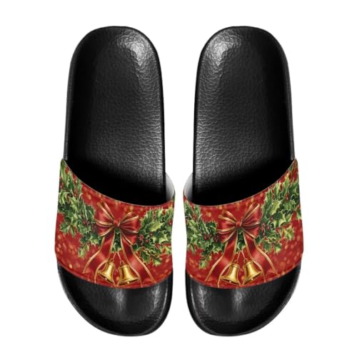 Image of Footwear for Mens Open Toe Athletic Sandals Anti-Slip Sole Slide Sandals Pillow House Flat Shoes Comfortable Slip On Slippers for Indoor & Outdoor