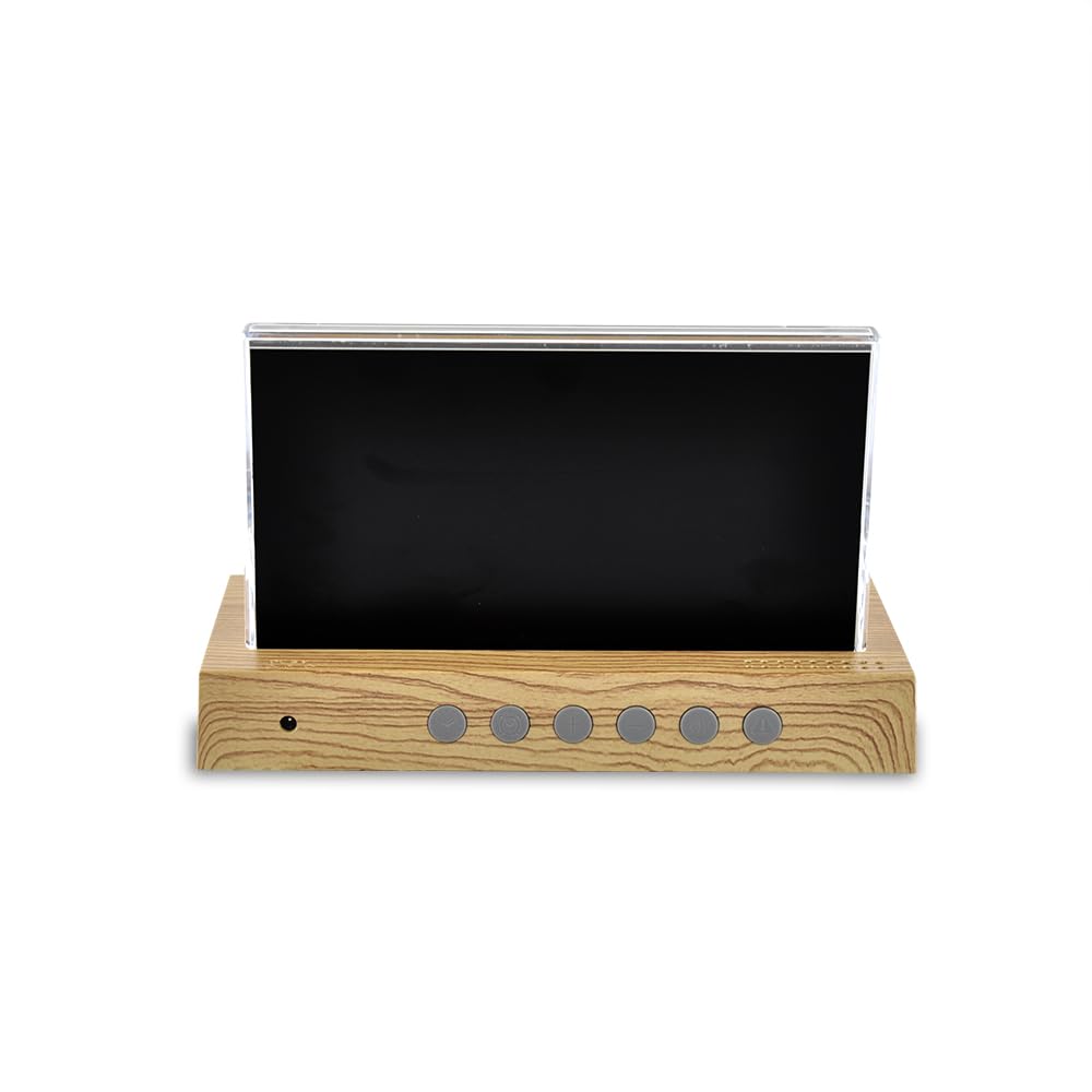 La Crosse Technology - WS6206 Station Météo Coloré avec Design Moderne - Bois