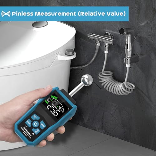 Miniatura 6 de Medidor De Humedad, Humidímetros Durficst, Medidor Humedad Pared Con Lcd En Color Y Alarma Audible, Detecta 20-40 Mm De Pared, Madera, Ladrillo, Hormigón Y Otros Materiales De Construcción