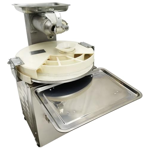 BANFLUXION 110V 1500W Stainless Steel Dough Dividing and Rounding Machine Steamed Bun Forming Machine 2.12oz-4.94oz(60g-140g)/pcs