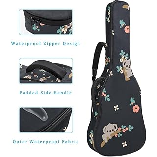 Hondank Housse de protection en éponge épaisse imperméable pour guitare acoustique électrique basse classique… - Les Beatles, Paul McCartney, John Lennon, RIngo Starr, George Harrison Hondank Housse de protection en éponge épaisse imperméable pour guitare acoustique électrique basse classique… – Image 4