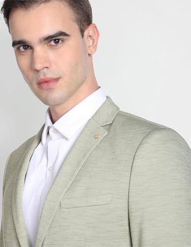 Image of Arrow Heathered Notch Lapel Collar Blazer