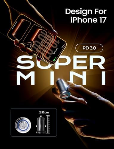LISEN 69W Mini Cigarette Lighter Adapter Car Charger USB C Fast Charging - 3