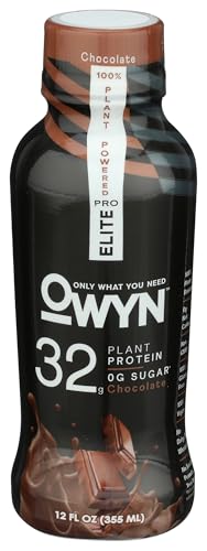OWYN Chocolate Pro Elite Plant Protein Shake, 12 FZ