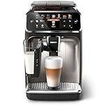 Philips Serie 5400 Kaffeevollautomat - LatteGo, 12 Getränke, Milchaufschäumer, Touchscreen, 4 Profile, Chrom-Finish (EP5447/90)
