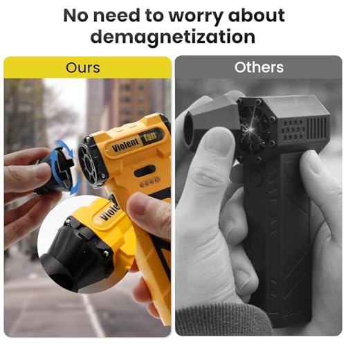 Image of 180000RPM Cordless Air Blower, Portable Electric Duster for Car with Seat Belt Cutter and Emergency car Glass Breaker,
