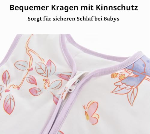 Chilsuessy Baby Schlafsack mit Beinen 2.5 Tog Winter Schlafsack Unisex Ganzjahres Schlafsack mit Füßen Babyschlafsack, Frühlingsmagpie… – Ansicht 3