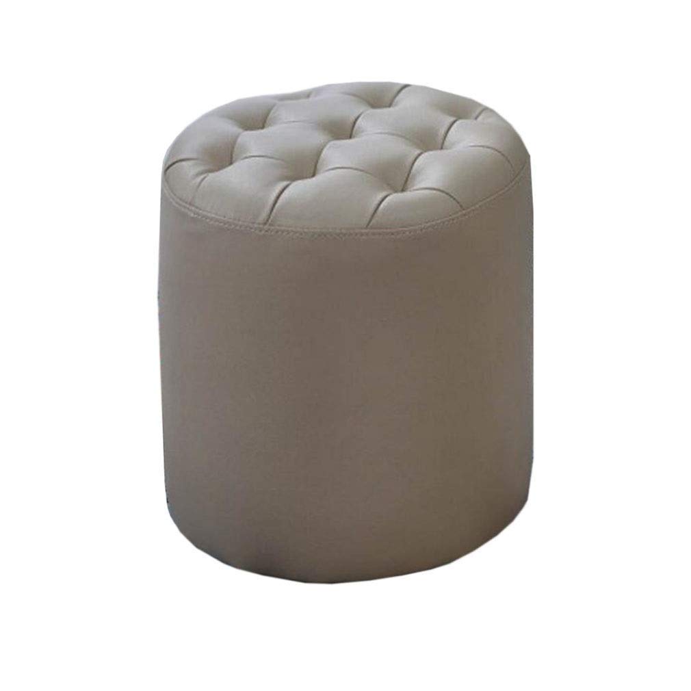 Tabouret de maquillage en cuir PU et finitions rembourrées pour assise premium