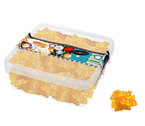 Deine Naschbox - PE ÄM FGZ11 Zuckerfreie Kiwi-Gold-Bärchen - 1 kg Süßigkeiten Box - XL Großpackung - Neue Rezeptur - Noch fruchtiger Cover