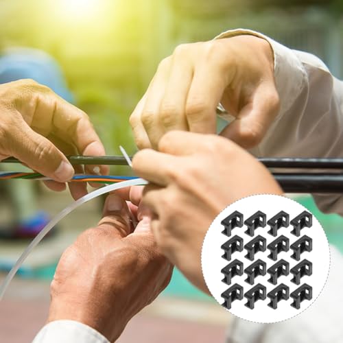 Base de Montaje Tipo Silla para Ataduras de Cable Toddmomy 500 piezas Negro ABS con Fijación Estable para Gestión de Cables en Trabajo y Escuela miniatura 6