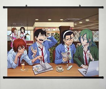 Wall Scroll Poster Fabric Printing For Anime Yowamushi Pedal Key roles Shoukichi Naruko Shunsuke Imaizumi Yuusuke Makishima Jinpachi Toudou