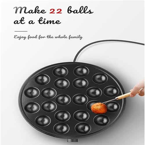 Máquina eléctrica para Takoyaki de 22 bolas miniatura 2