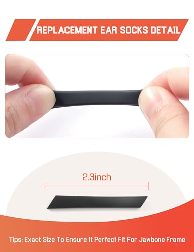 Image of Bwake Replacement Earsocks for Oakley Jawbone /Split Jacket /Racing Jacket /Minute 2.0 Sunglasses - Black