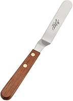 Vista 3 de Ateco 1385 Offset Spatula with 4.5-Inch Stainless Steel Blade, Wood Handle, 4.5 Inch, natural