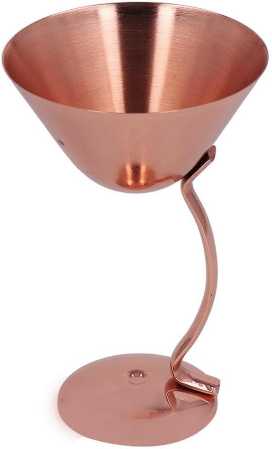 Martini Glass 150ml Cocktail Cup,Stainless Steel Cocktail Glasses,Unbreakable Insulated Cool Touch Barware for Pool Bar Home Restaurant(Silver)