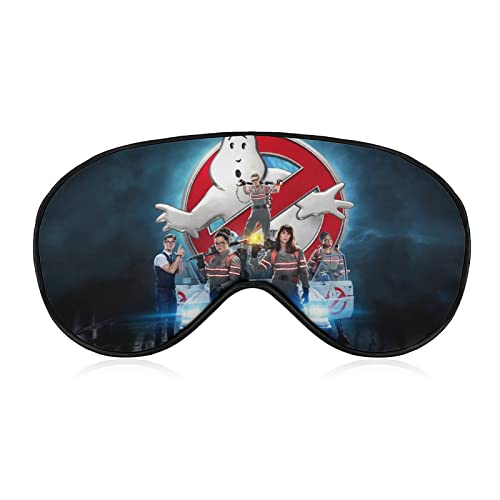ゴーストバスターズ (3) アイマスク シルク 睡眠用 夏用 洗える アイピロー 目隠し 寝る時マスク スリープマスク 目のケア ふわふわ素材 快眠 快眠 軽量 安眠遮光 旅行用 長さが調節できる