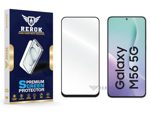 Image of Gorilla Tempered Glass Screen Protector Compatible with Samsung Galaxy M56 5G [Pack of 1] | Edge-to-Edge, Bubble-Free, Case Friendly, Easy Installation Kit