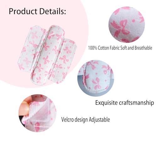 GZFQJJ 4 bra shoulder strap pads Shoulder pain relief pads for bra shoulder strap cushioning Shoulder pads (pink) - Thumbnail 2