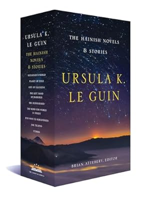 Book cover Ursula K. Le Guin: The Hainish Novels and Stories: A Library of America Boxed Set (Library of America, 296-297)