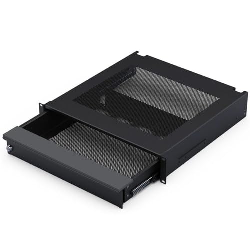 Amazon.co.jp: PENN ELCOM デスク下通気口付きノートパソコン引き出し