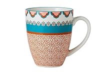 Casa Domani Pelagie Mug 400ML Teal/Terracotta