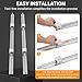 SBR16 800mm Linear Rail Guide SBR16 Fully Supported Linear Slide Rail with 4Pcs Industry-Standard SBR16UU Slide Ball Bearing Block, DIY CNC Parts X Y Z Linear Actuator