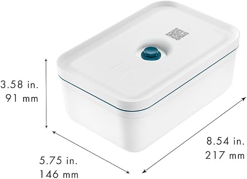 Zwilling Fresh & Save Vakumlu Yemek Kutusu, Boyut L, Plastik, Beyaz-La Mer