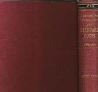 Accounting procedure for standard costs B0007DQLXA Book Cover
