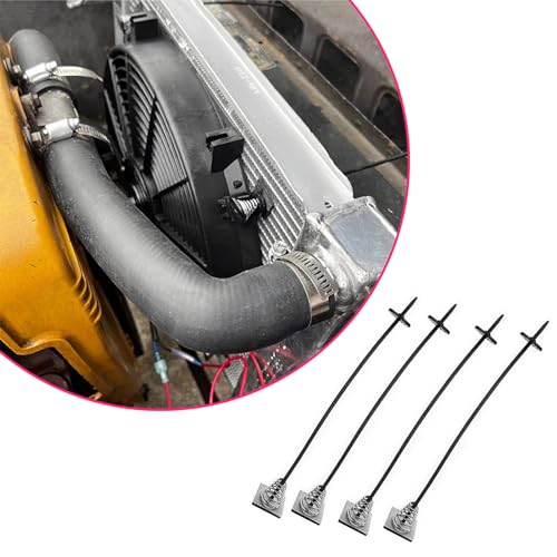 Suvnie Fan Mounting Kit, Car Electric Radiator Fan Plastic Tie Strap Installation Kit, Universal Vehicle Mounting Accessories for Electric Cooling Fan and Transmission Cooler - Thumbnail 6