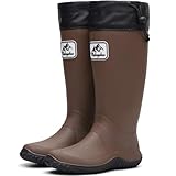 Polyvalent et confortable : parfait pour le travail agricole, le jardinage, l'agriculture, la pêche, la randonnée, et plus encore. Ces bottes de pluie disposent d'un bord enveloppé de textile pour éviter les frottements du talon, ce qui en fait votre compagnon idéal pour les jours de pluie.