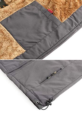 Image of Spanye Men Outdoor Padded Puffer Vest Thick Warm Multi-Pocket Photography Fishing Jacket