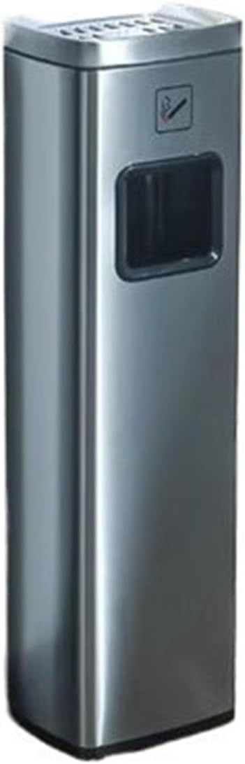 Ashtray Trash Can Cigarette Butt Pillar Hotel Street Outdoor Cigarette Butt Collector Stainless Steel Smoking Room Smoking Dustbin Community Outdoor Ashtrays for Cigarettes (Color : C)